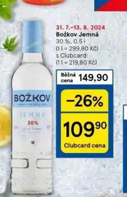 Tesco Božkov jemná nabídka
