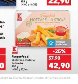 Kaufland Fingerfood obalované chuťovky do trouby nabídka