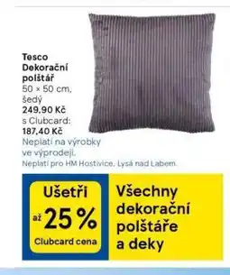 Tesco Dekorační polštář nabídka
