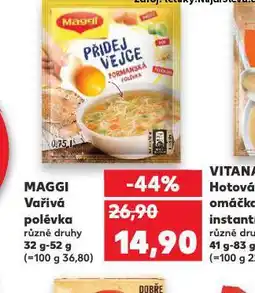 Kaufland Maggi vařivá polévka nabídka