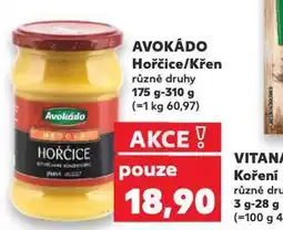 Kaufland Avokádo hořčice / křen nabídka