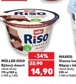 Kaufland Müller riso rýžový dezert nabídka