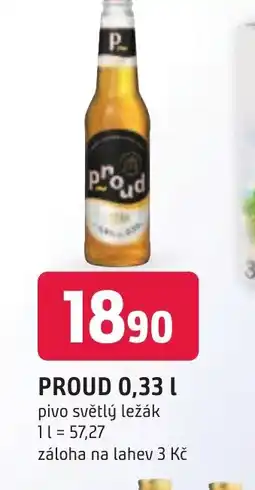 Trefa PROUD 0,33 L nabídka