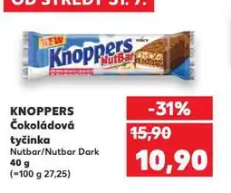 Kaufland Knoppers čokoládová tyčinka nabídka