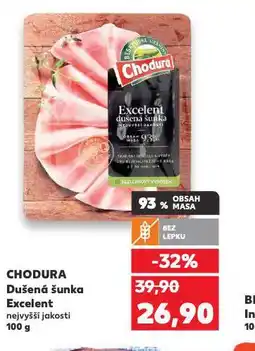 Kaufland Dušená šunka excelent nabídka
