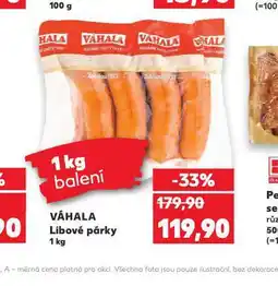 Kaufland Libové párky nabídka