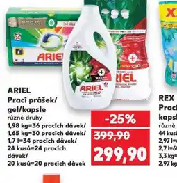 Kaufland Ariel prací prostředek nabídka