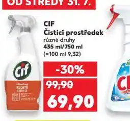 Kaufland Cif čistící prostředek nabídka