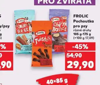 Kaufland Frolic pochoutky pro psy nabídka