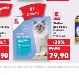 Kaufland Stelivo pro kočky nabídka