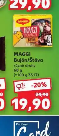 Kaufland Maggi bujón / šťáva nabídka