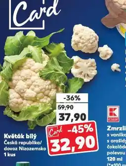Kaufland Květák bílý nabídka