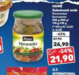 Kaufland Hamé zeleninová směs nabídka