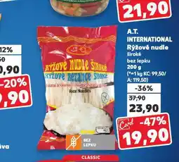 Kaufland Rýžové nudle nabídka