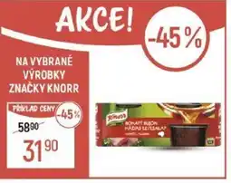 Globus NA VYBRANÉ VÝROBKY ZNAČKY KNORR nabídka