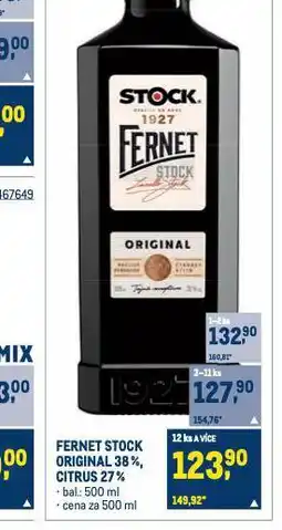 Makro Fernet stock original nabídka
