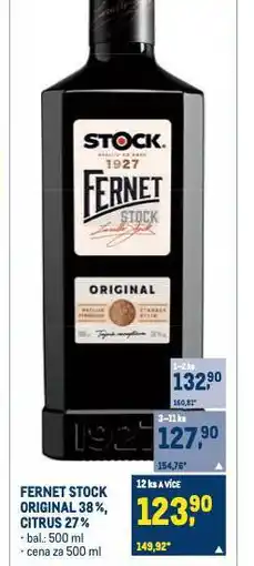 Makro Fernet stock citrus nabídka