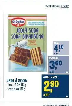 Makro Jedlá soda nabídka