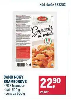 Makro Cano noky bramborové nabídka