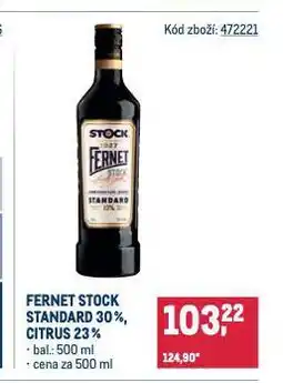 Makro Fernet stock standard nabídka