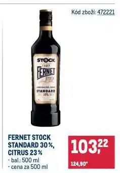 Makro Fernet stock citrus nabídka