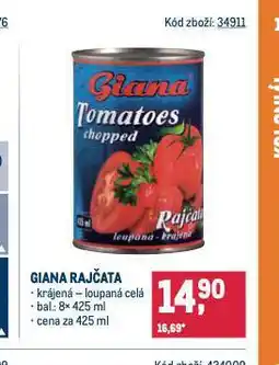 Makro Giana rajčata nabídka