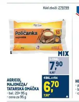 Makro Agricol majonéza nabídka
