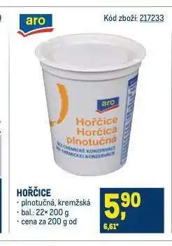 Makro Hořčice nabídka