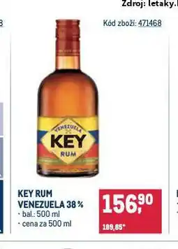 Makro Key rum venezuela nabídka