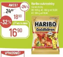 Globus Haribo cukrovinky nabídka