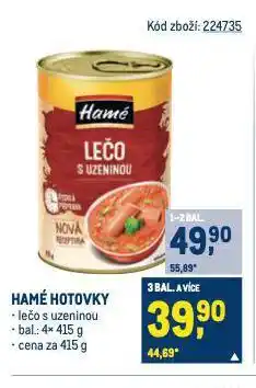 Makro Hamé hotovky nabídka