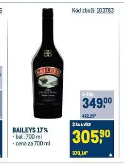 Makro Baileys nabídka