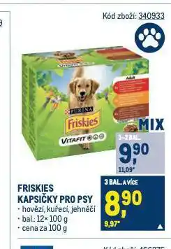 Makro Friskies kapsičky pro psy nabídka