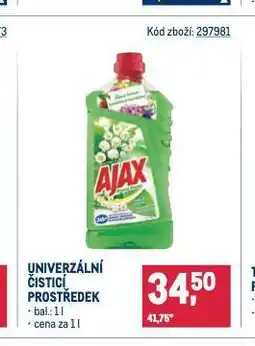 Makro Ajax univerzální čistič nabídka