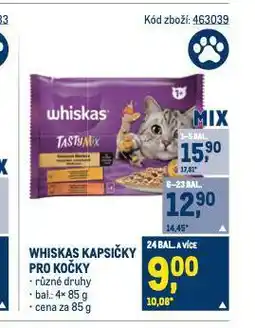 Makro Whiskas kapsičky pro kočky nabídka