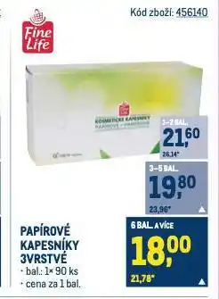 Makro Papírové kapesníky nabídka