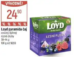Globus Loyd pyramida čaj nabídka