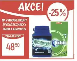 Globus NA VYBRANÉ DRUHY ŽVÝKAČEK ZNAČKY ORBIT A AIRWAVES nabídka