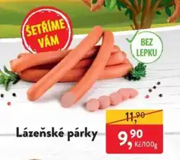 MP Krásno Lázeňské párky nabídka