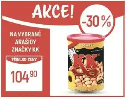 Globus NA VYBRANÉ ARAŠÍDY ZNAČKY KK nabídka