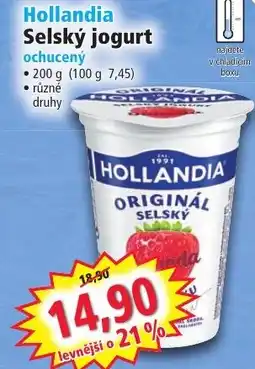 Norma Hollandia Selský jogurt nabídka