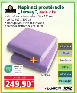 Norma Napínací prostěradlo ,,Jersey" nabídka