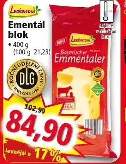 Norma Ementál blok nabídka