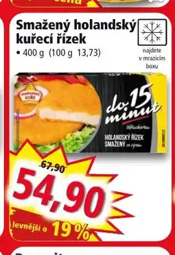 Norma Smažený holandský kuřecí řízek nabídka