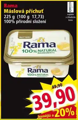Norma Rama Máslová příchuť nabídka