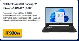 Datart Notebook Asus TUF Gaming F15 (FX507ZC4-HN216W) šedý nabídka
