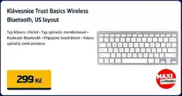 Klávesnice Trust Basics Wireless Bluetooth, US layout