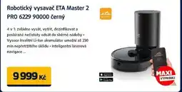 Datart Robotický vysavač ETA Master 2 PRO 6229 90000 černý nabídka