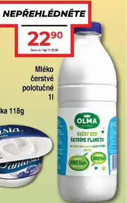 Hruška Mléko čerstvé polotučné nabídka