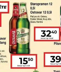 Hruška Pivo staropramen 12 nabídka